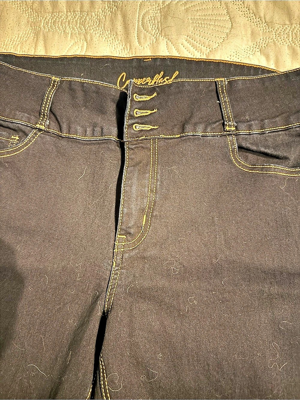 Copperflash Curvy Ankle Skinny Black Skinny Jeans Waist 16W